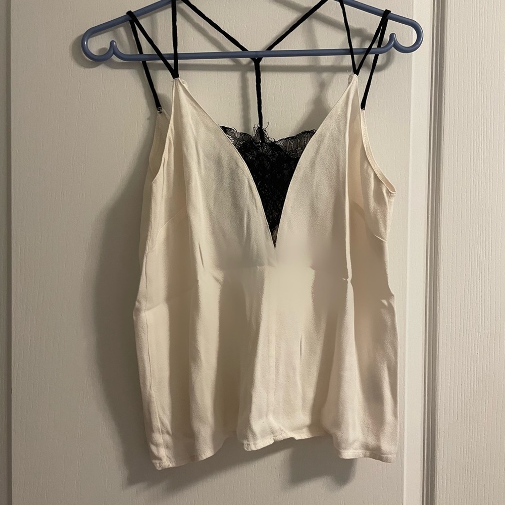 White Lacey Top